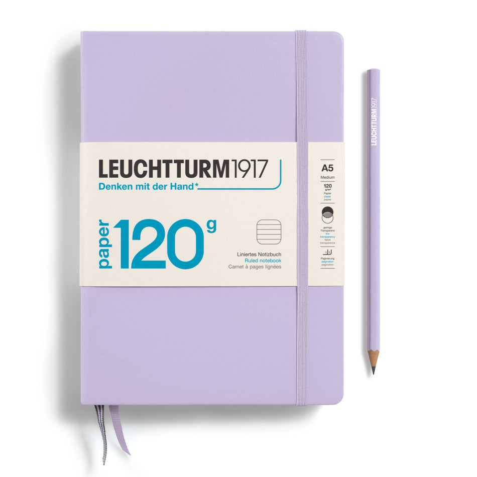 Leuchtturm1917 Lilac, Medium (A5), Edition 120, 203 p., ruled