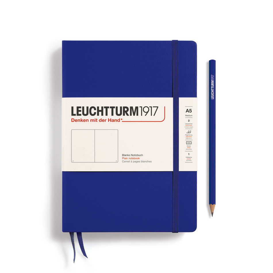 Leuchtturm1917 Notebook Medium (A5), 251 p., Plain - Ink