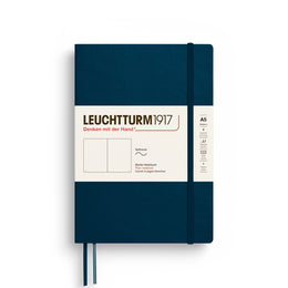 LEUCHTTURM1917 Notebook SC Medium (A5), 123 p, Plain - Deep Sea Blue