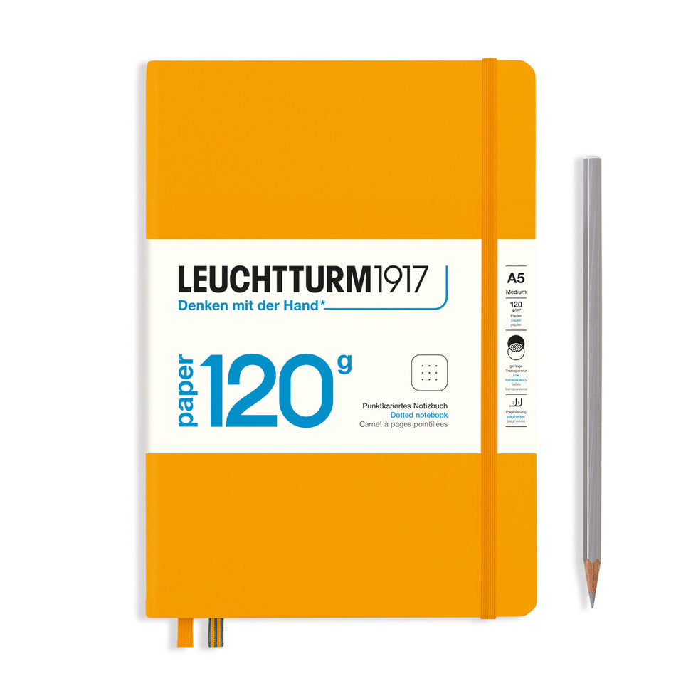 LEUCHTTURM1917 Notebook Medium (A5), EDITION 120, Hardcover 203 pages, Dotted - Rising Sun