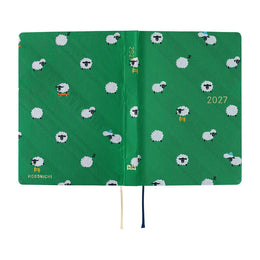 Hobonichi Techo 2027 HON A6 Bow & Tie: Sheep Sheep Sheep