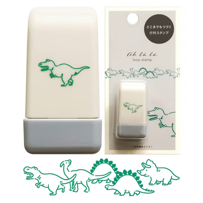 Matoka Loop Stamp - Dinosaurs