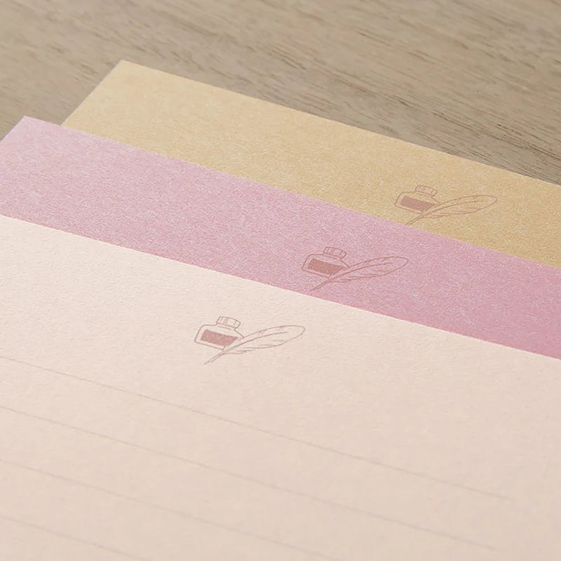 Midori Letter Set "Giving A Color" Pink