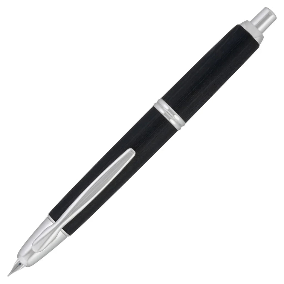Pilot Vanishing Point Fountain Pen - Black Birchwood