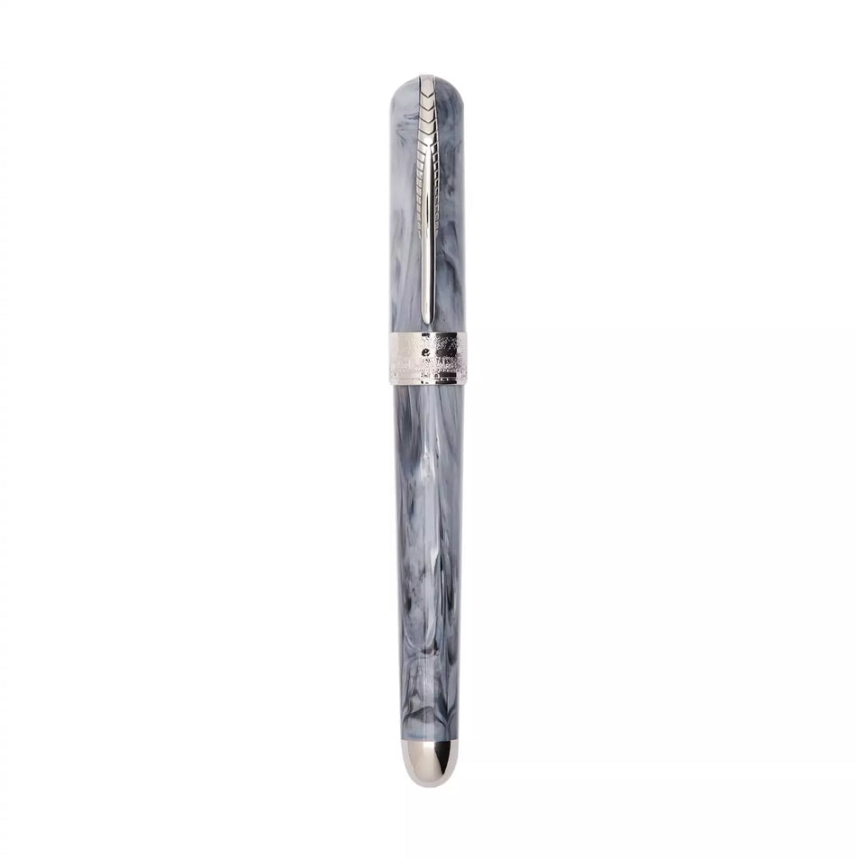 Pineider Avatar UR Mini Fountain Pen Gray Zebrino