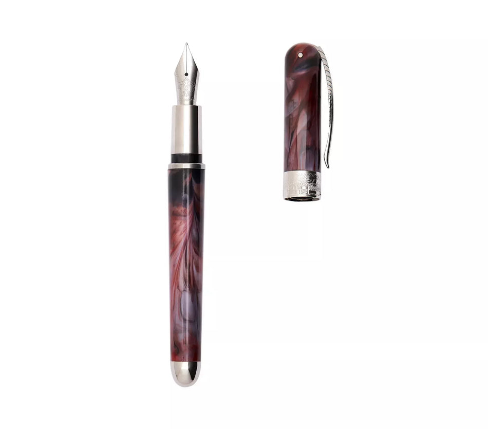 Pineider Avatar UR Mini Fountain Pen Red Onyx