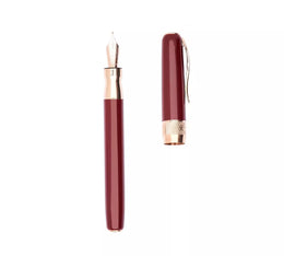 Pineider Classic Fountain Pen - Bordeaux/Rose Gold