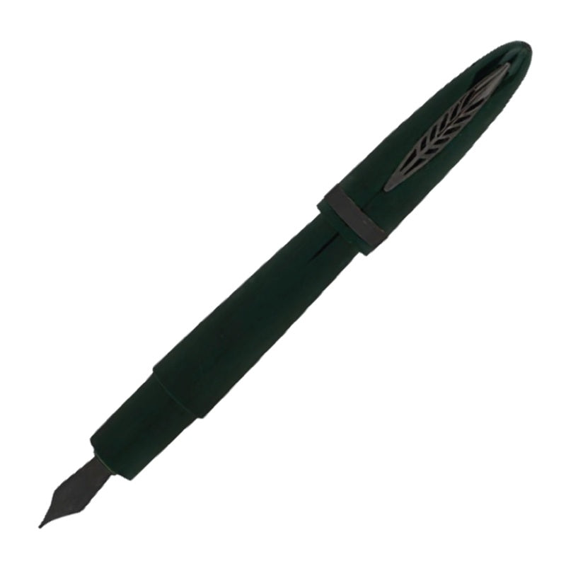Pineider Modern Times Fountain Pen - British Green - Black Trim
