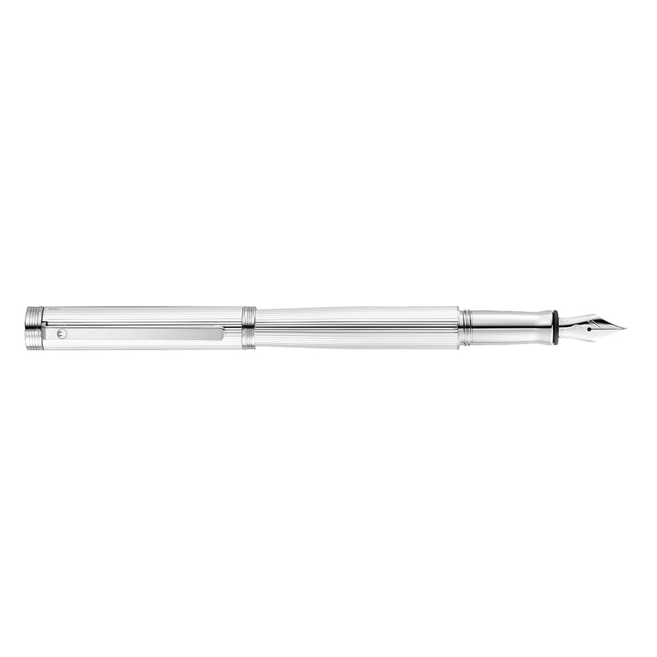 Waldmann Tapio (Steel Nib) - Pinstripe Sterling Silver