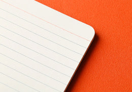 PLOTTER 6mm Ruled Memo Pad (80 Sheets) - A5 Size