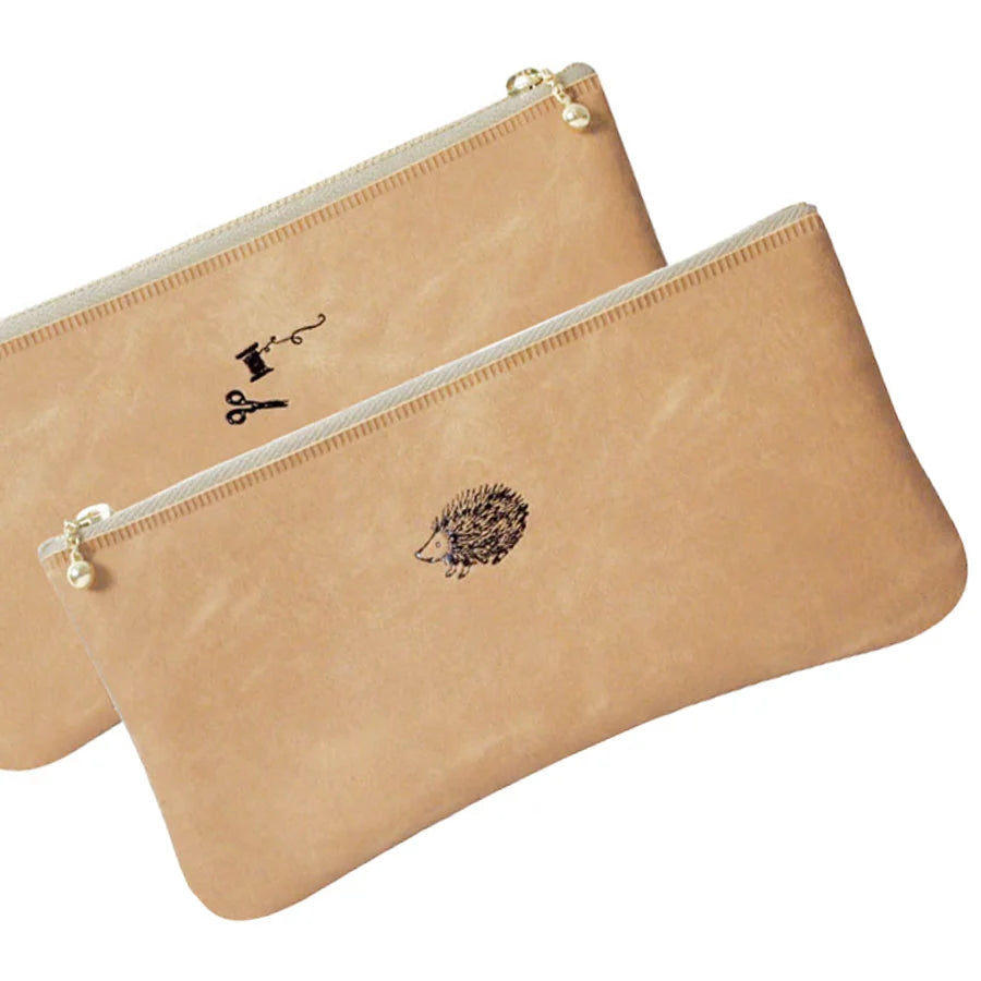 EL COMMUN One-Point Flat Pen Case - Hedgehog