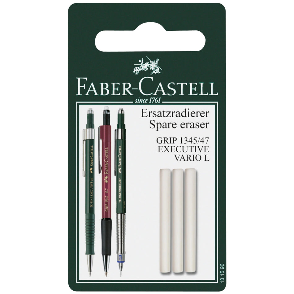 Faber-Castell TK Fine Vario L Eraser Refill (3 pack)
