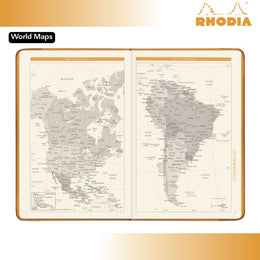 RHODIA 2027 Weekly Webplanner 6x9 - Black