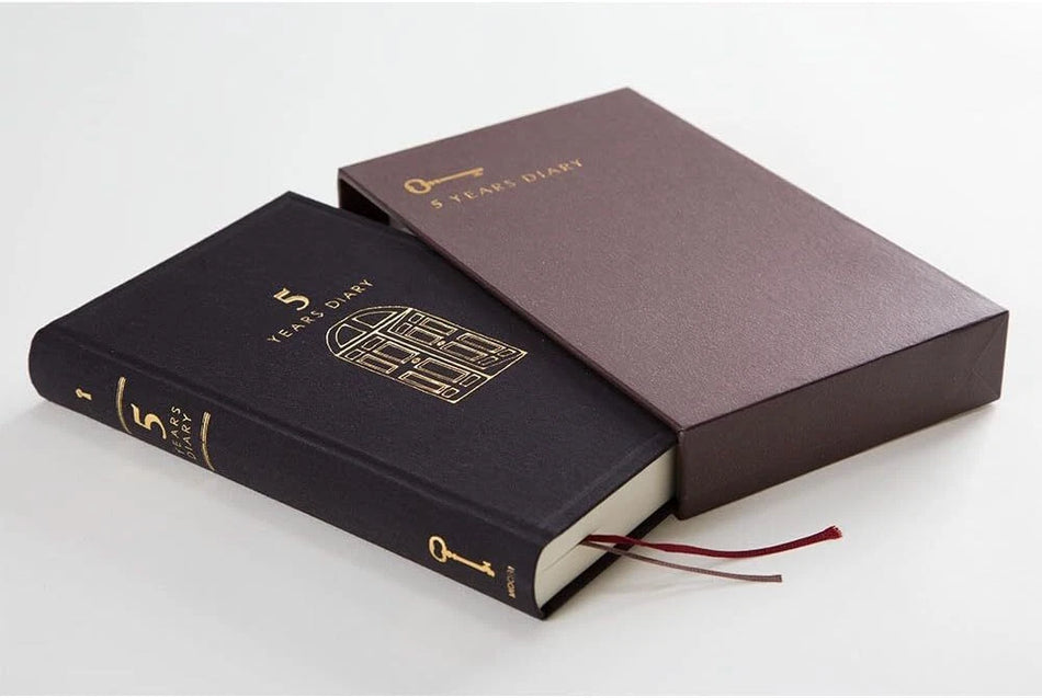Midori 5 Year Diary - Black