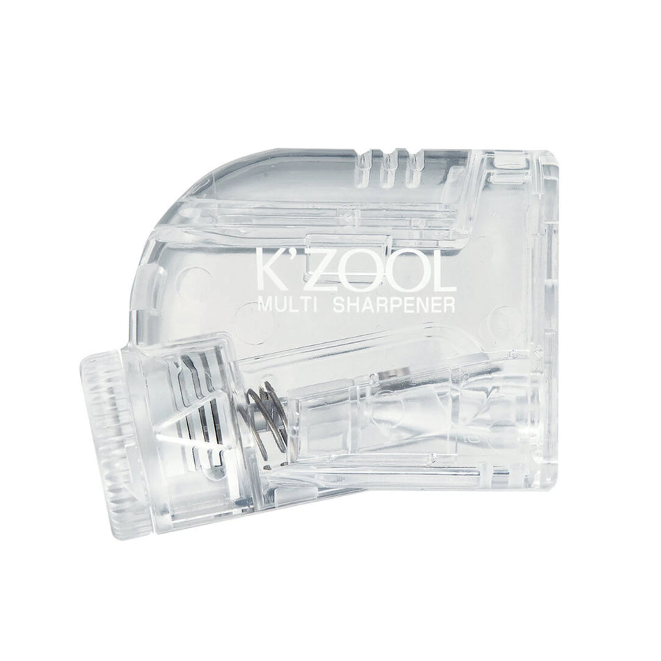 Kutsuwa K'zool Adjustable Pencil Sharpener - Transparent