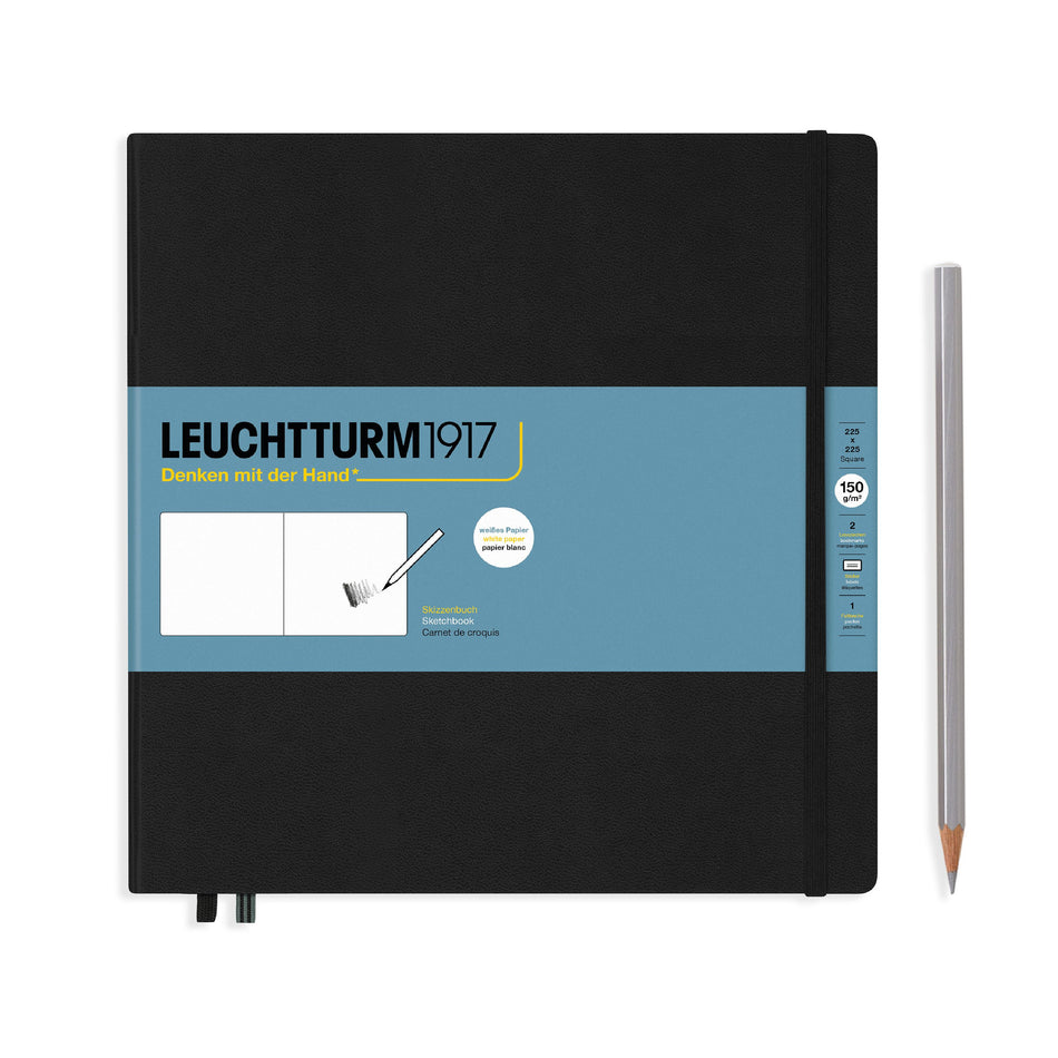 Leuchtturm Sketchbook Square- Black