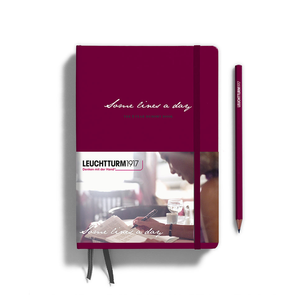 Leuchtturm1917 Some Lines A Day - Port Red