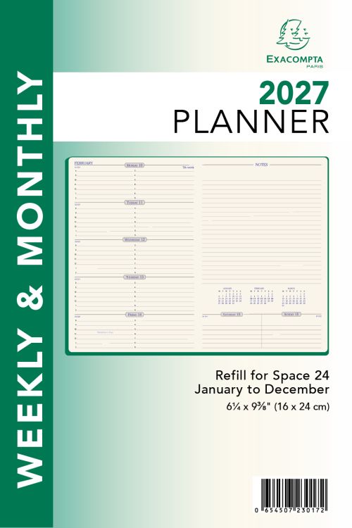 Exacompta 2027 Space 24 Refill