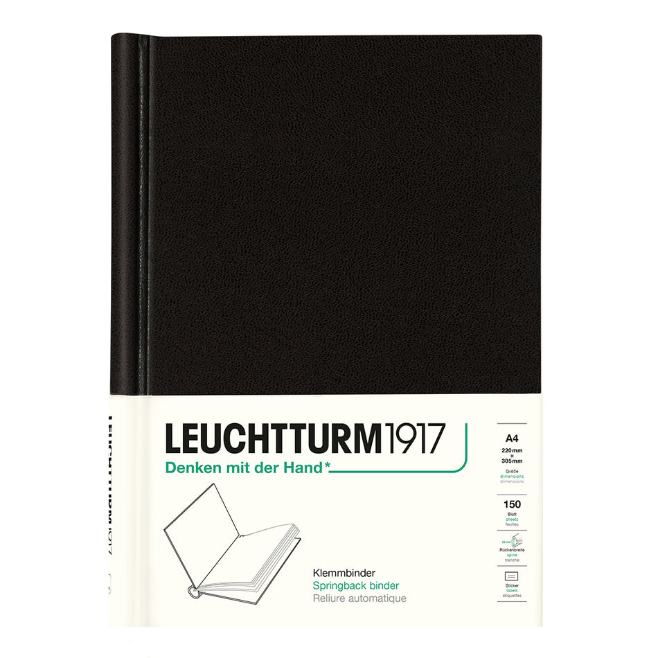 Leuchtturm1917 Springback Binder Peka A4 Black