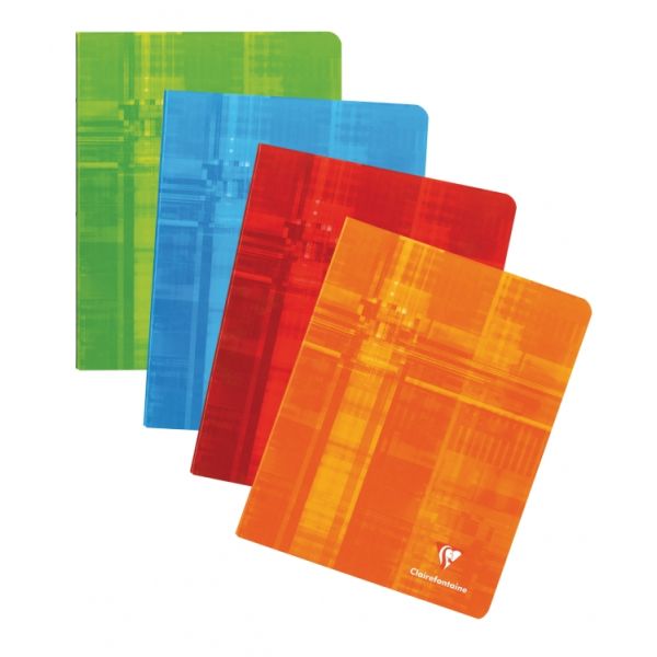 Clairefontaine Assorted Staplebound Notebook 6x8 Graph