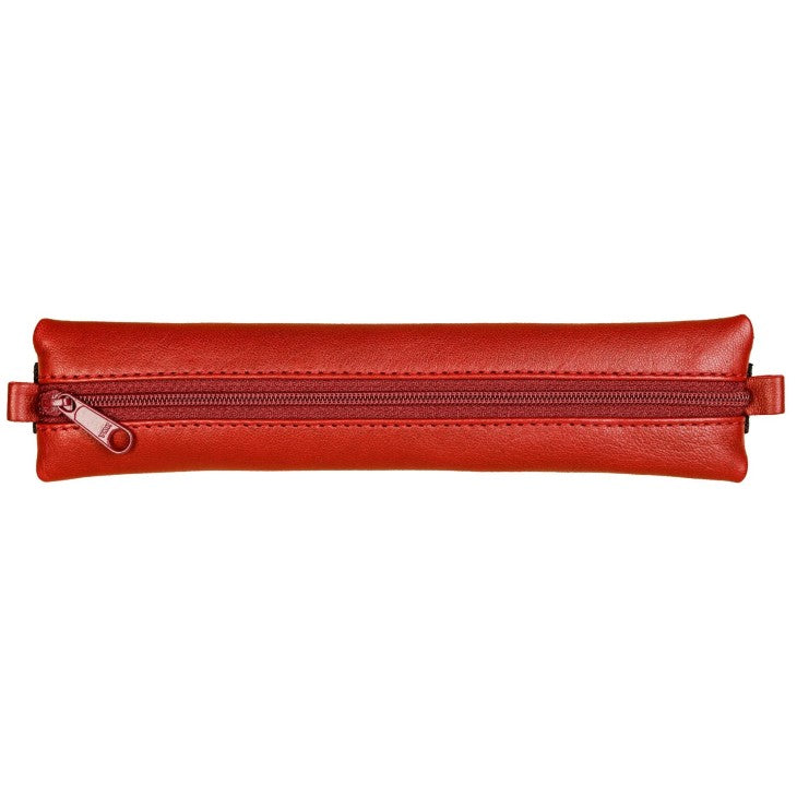 Clairefontaine Leather Pencil Case - Rouge
