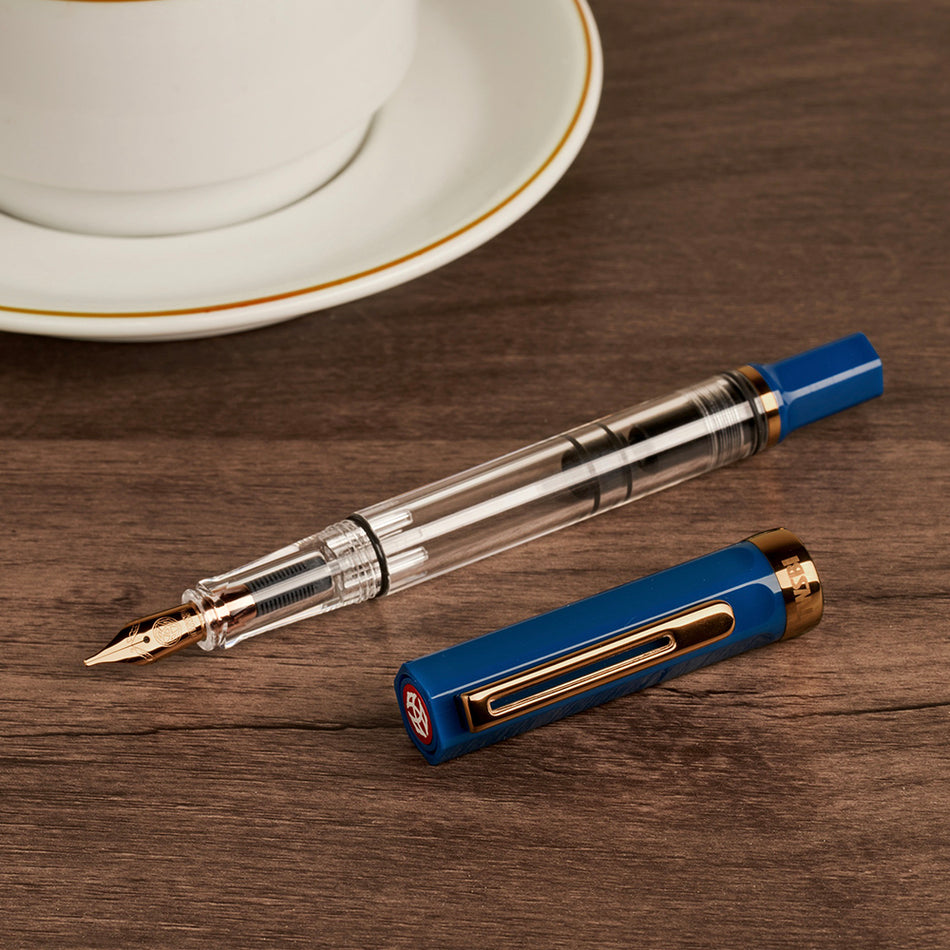 TWSBI ECO Fountain Pen - Indigo Blue with Bronze Accents