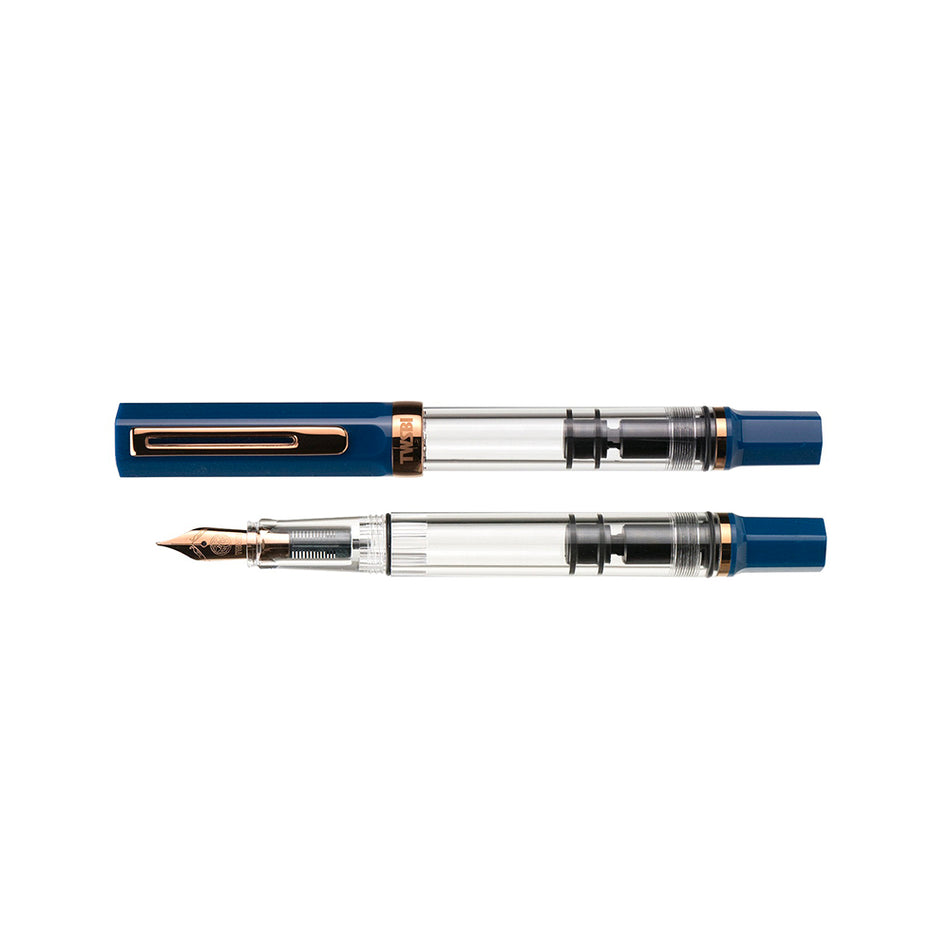 TWSBI ECO Fountain Pen - Indigo Blue with Bronze Accents