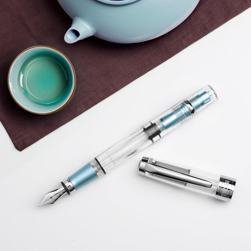 Twsbi Diamond 580ALR Fountain Pen - Iceberg Blue