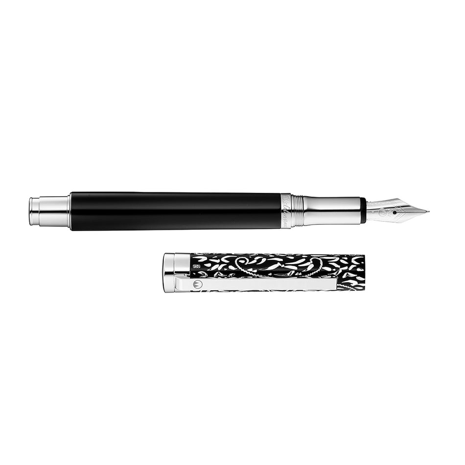 Waldmann Xetra Vienna (Steel Nib) - Black Lacquer