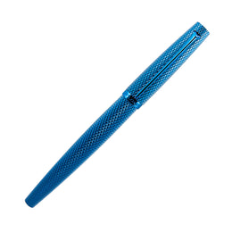 Diplomat Viper Fountain Pen Blue Guilloche - Fine/Medium