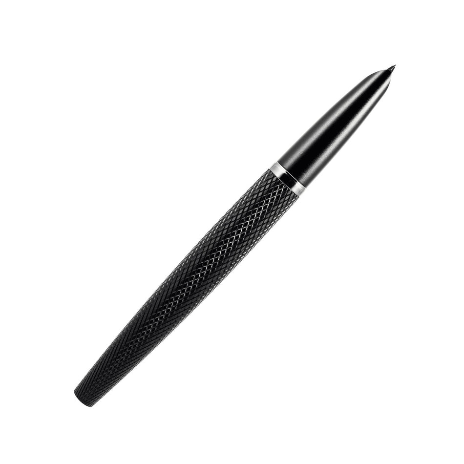 Diplomat Viper Fountain Pen Black Guilloche - Fine/Medium