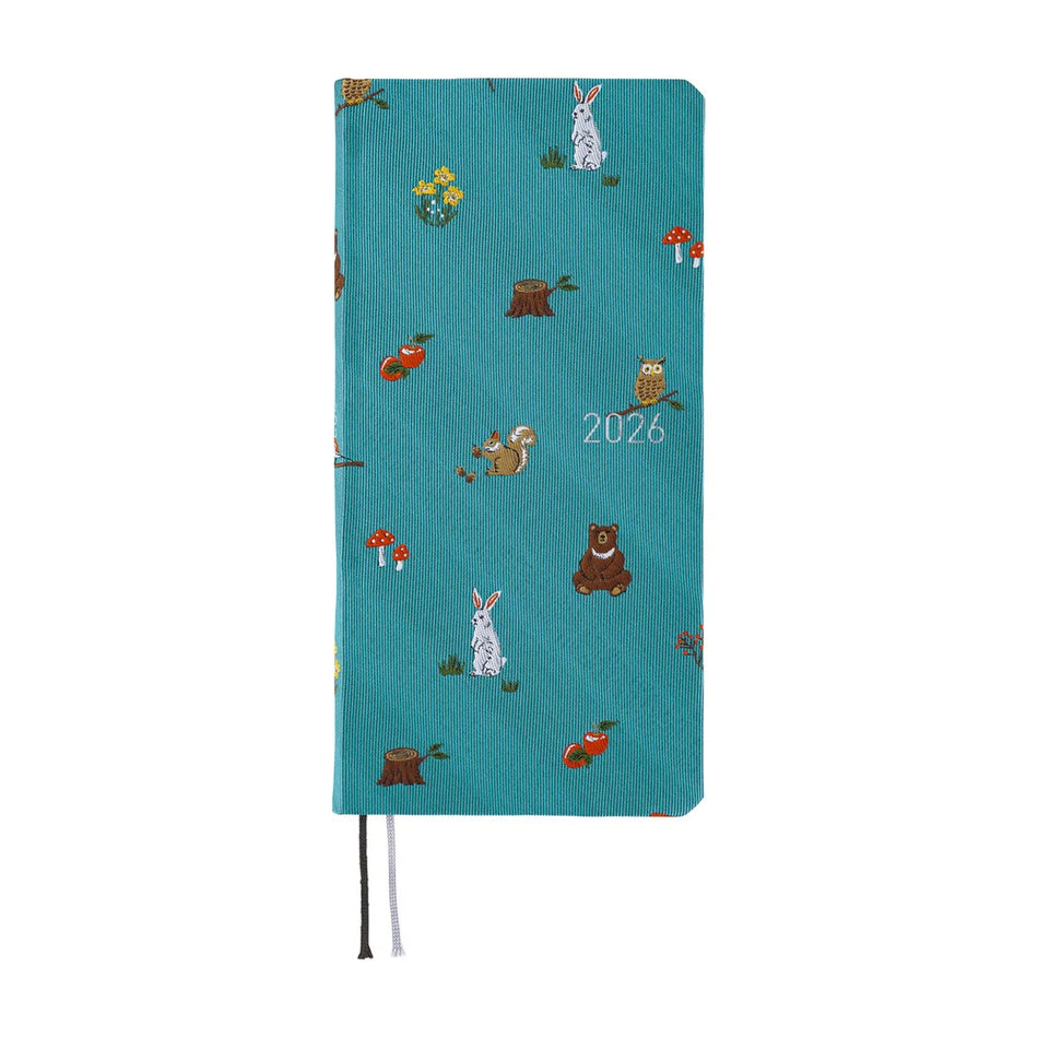Hobonichi Techo 2026 Weeks WeeksBow & Tie - In the Forest