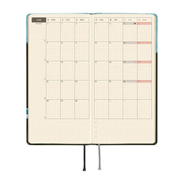 Hobonichi Techo 2027 Weeks Hiroko Kubota: Meteor Shower in the Light Blue Forest