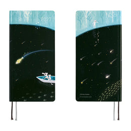 Hobonichi Techo 2027 Weeks Hiroko Kubota: Meteor Shower in the Light Blue Forest