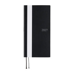 Hobonichi Techo 2027 Weeks White Line: Black