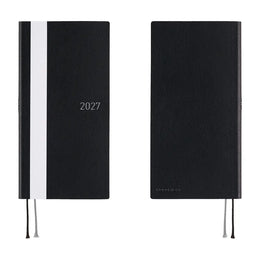 Hobonichi Techo 2027 Weeks White Line: Black