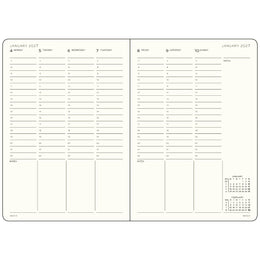 LEUCHTTURM1917 2027 A4+ Master Week Planner - Black