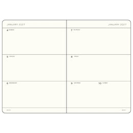 Leuchtturm1917 2027 A5 Weekly Planner - Black