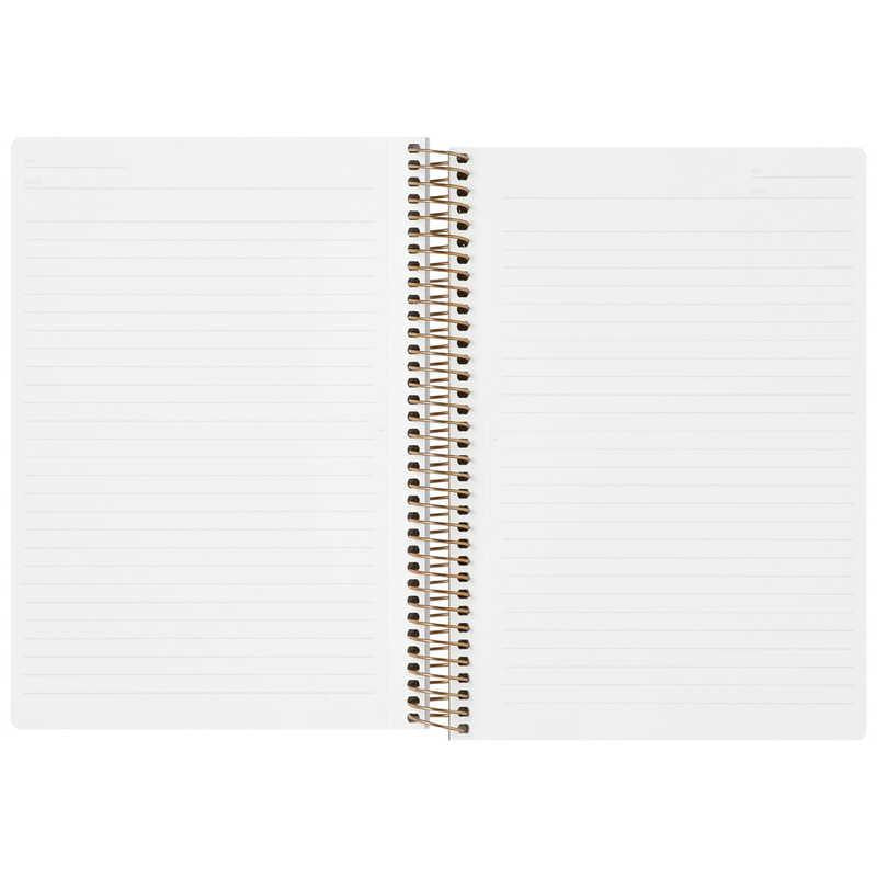 Maruman A5 Spiral Note 6.5mm 150 Sheets - Ruled - Grey