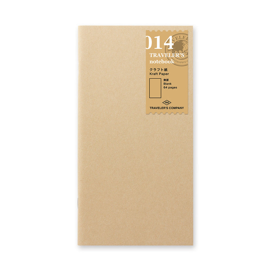 TRAVELER'S Notebook Standard Size Refill - 014 Craft Paper Notebook