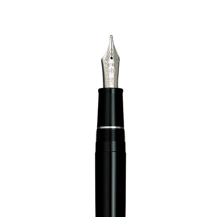 Sailor 1911L Fountain Pen - Black with Silver Trim