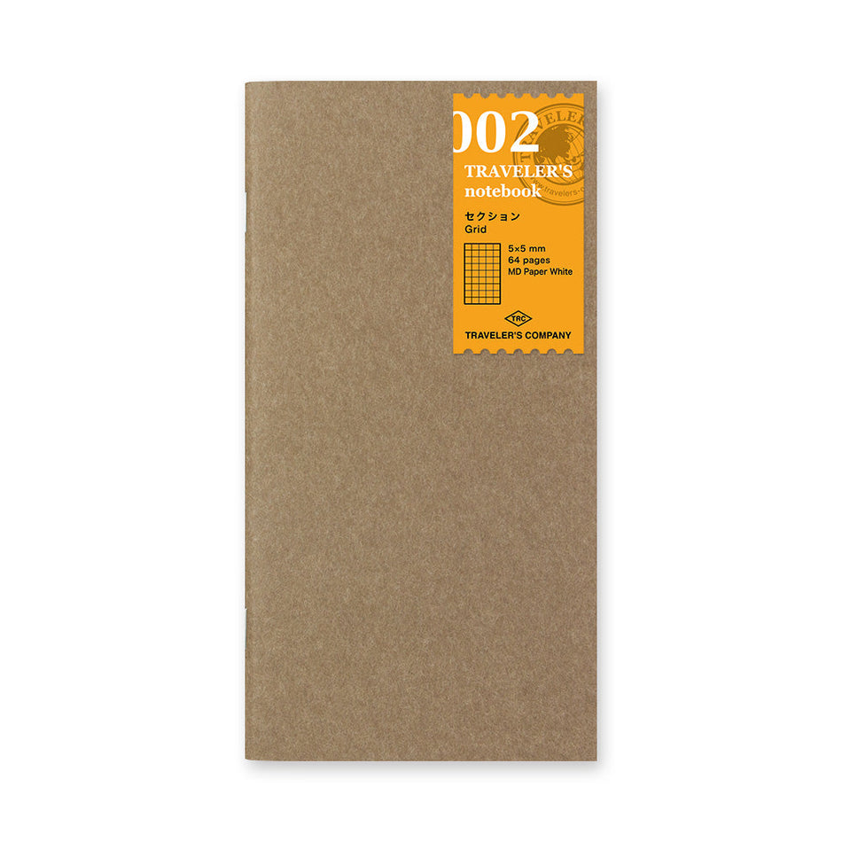 TRAVELER'S Notebook Standard Size Refill - 002 Midori Grid Paper