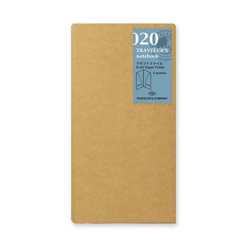 TRAVELER'S Notebook Standard Size Refill - 020 Craft Paper Folder