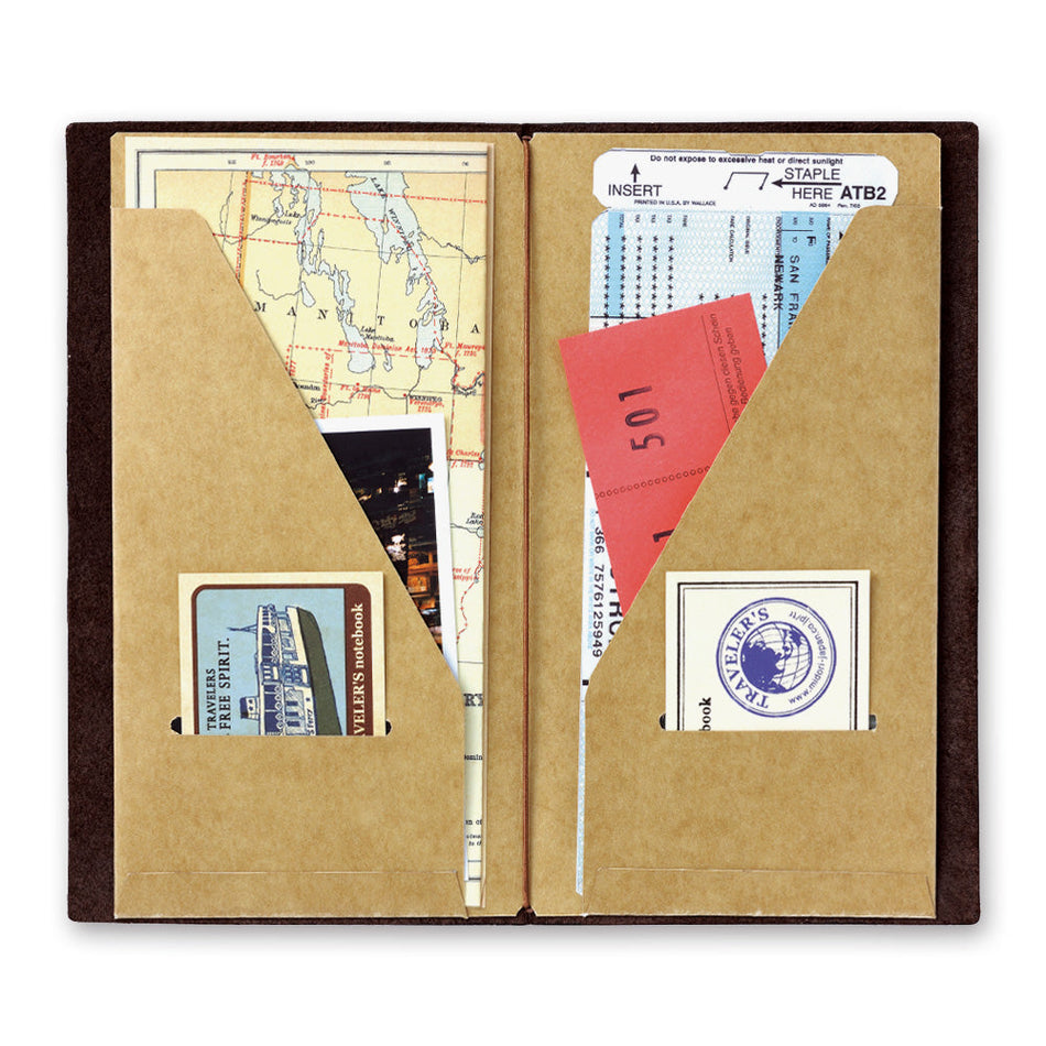 TRAVELER'S Notebook Standard Size Refill - 020 Craft Paper Folder