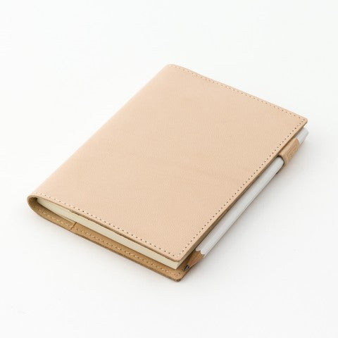 Midori MD Notebook Cover A6 - Premium Goat Leather Cover