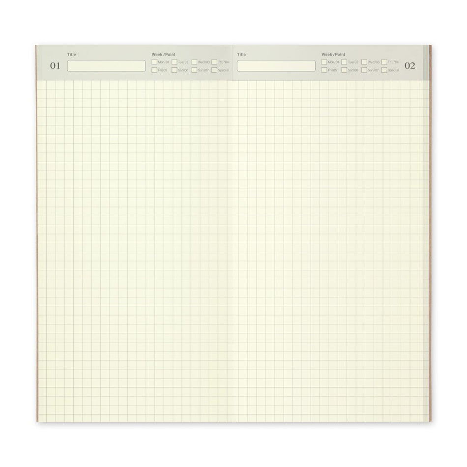 TRAVELER'S Notebook Standard Size Refill - 005 Diary Planner