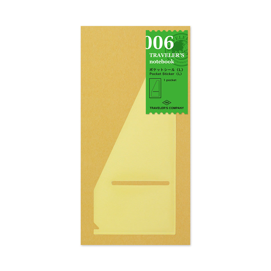 TRAVELER'S Notebook Standard Size Refill - 006 Large Pocket Sticker