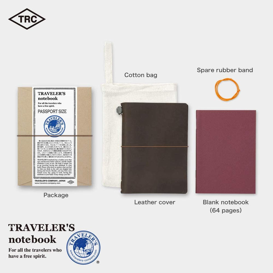 TRAVELER'S Notebook Passport Size - Brown