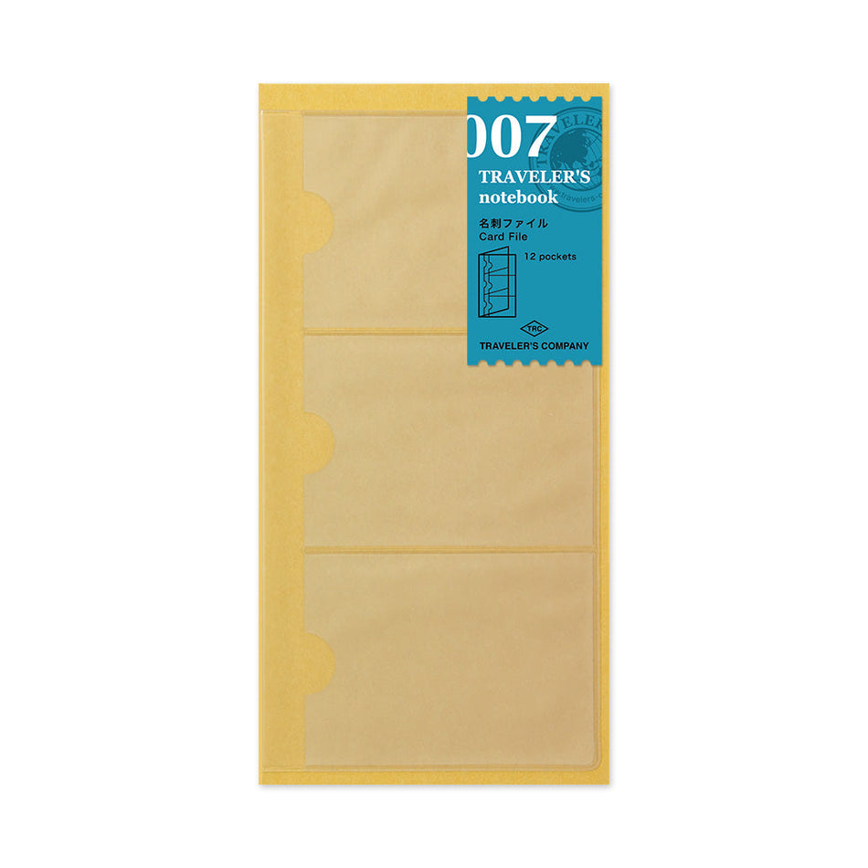 TRAVELER'S Notebook Standard Size Refill - 007 Three Card File