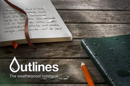 LEUCHTTURM1917 Outlines Weather-Proof B6+ Dotted Notebook - Walden Green